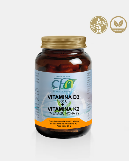 Vitamina D3 + Vitamina K2 - 60 caps