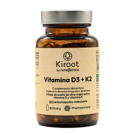 Vitamina D3+K2 - 120 perlas