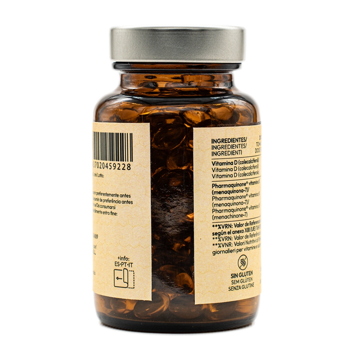 Vitamina D3+K2 - 120 perlas