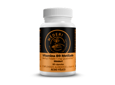 Vitamina B9 Metilada Quatrefolic® - 60 cápsulas Mederi