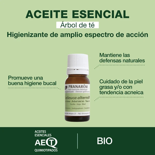 Aceite esencial árbol de té Bio - 10 Ml Pranarom