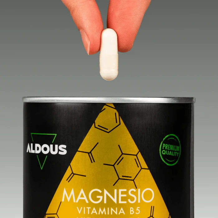 Citrato de magnesio 1500mg + vitamina C, B6, B5 - 200 cáps