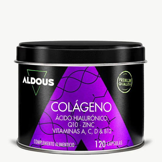 Colágeno con ácido hialurónico, Q10, vitaminas y zinc - 120 comp
