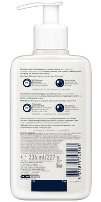 Limpiadora crema-espuma hidratante Cerave - 236 ml