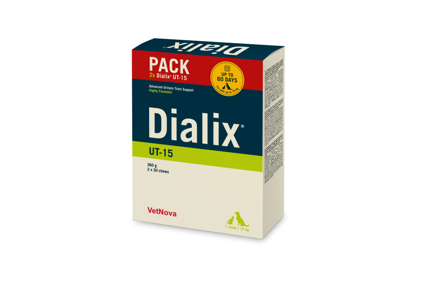 Dialix UT-15 Duopack 2 x 30 chews Vetnova