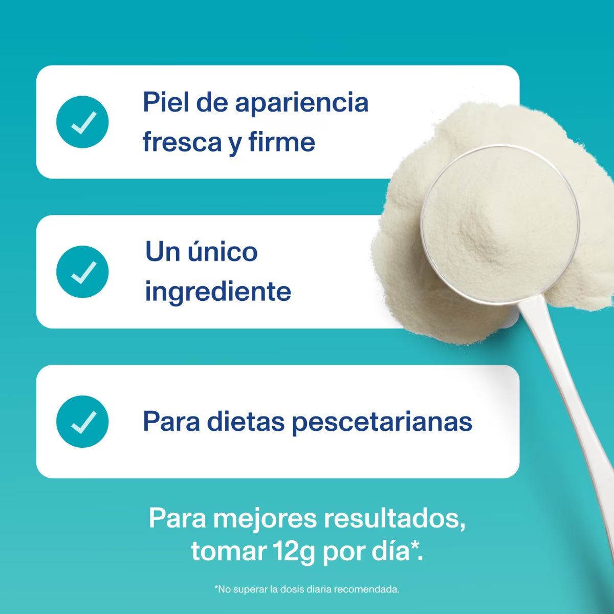Peptidos de colageno marino sin sabor - 221g Vital Proteins