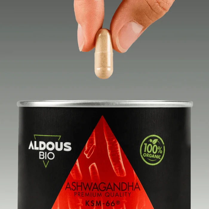 Extracto de Raíz de Ashwagandha KSM-66 ® Ecológico - 100 cáps