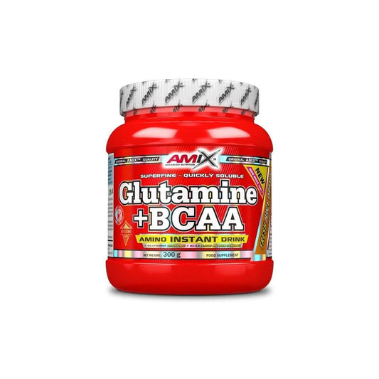 Glutamina + Bcaa´s Aminoacidos Ramificados - 300gr (Sabor natural)