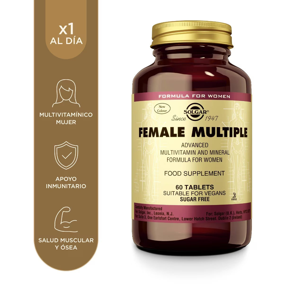 Female Multiple vitaminas y minerales (mujer) - 60 comp