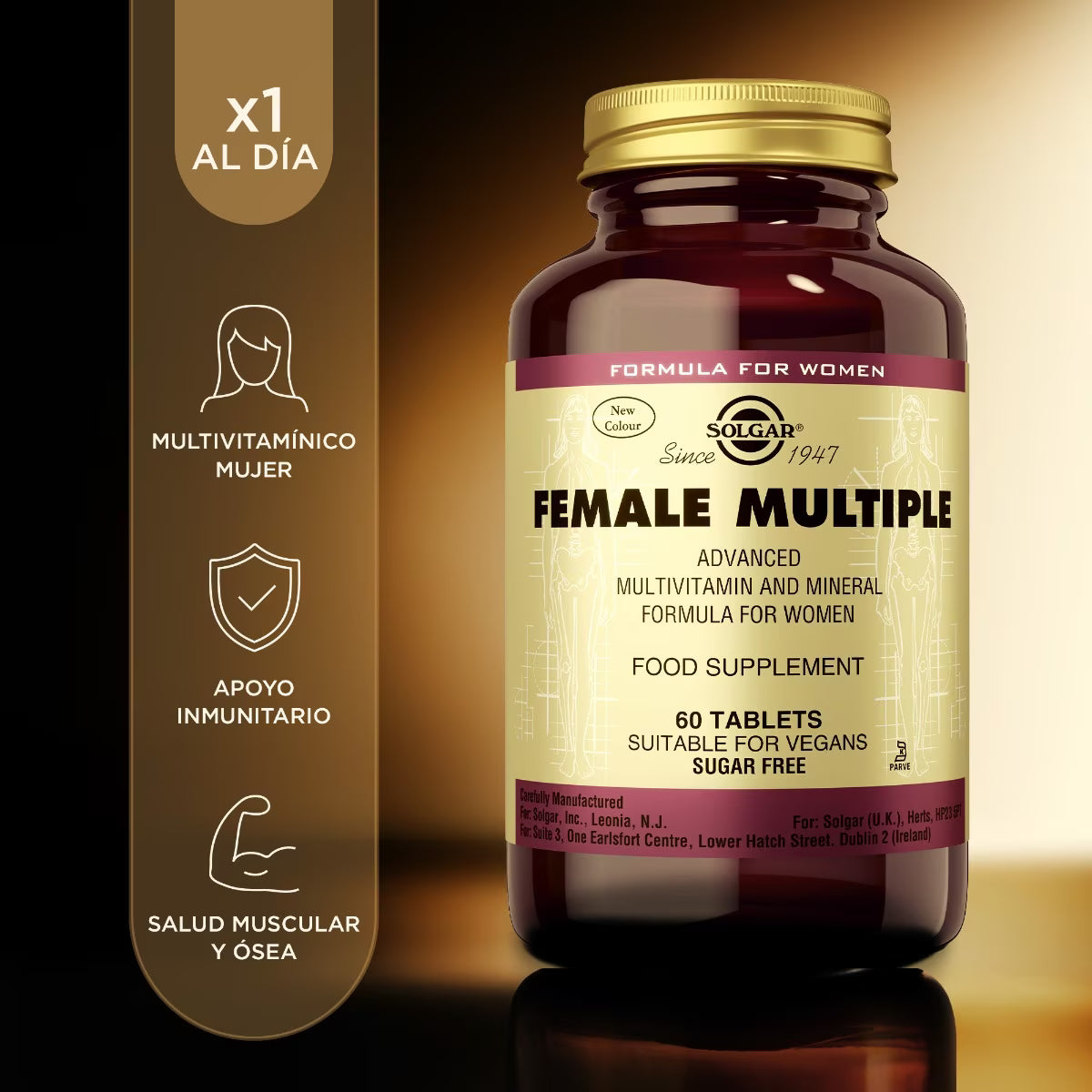 Female Multiple vitaminas y minerales (mujer) - 60 comp