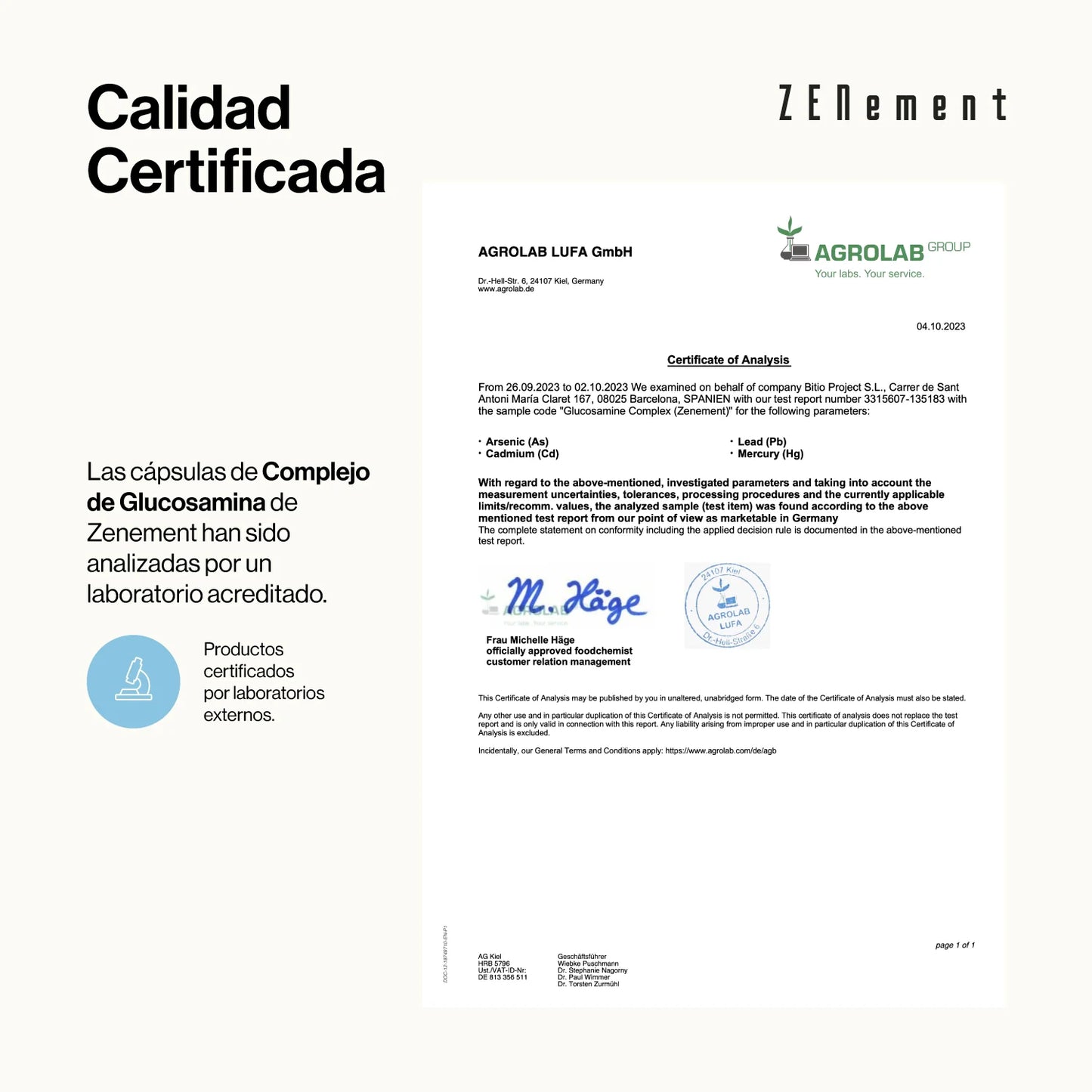 Complejo de Glucosamina con Condroitina, MSM, Boswellia, Bambú, Quercetina y Selenio. - 365 Cápsulas