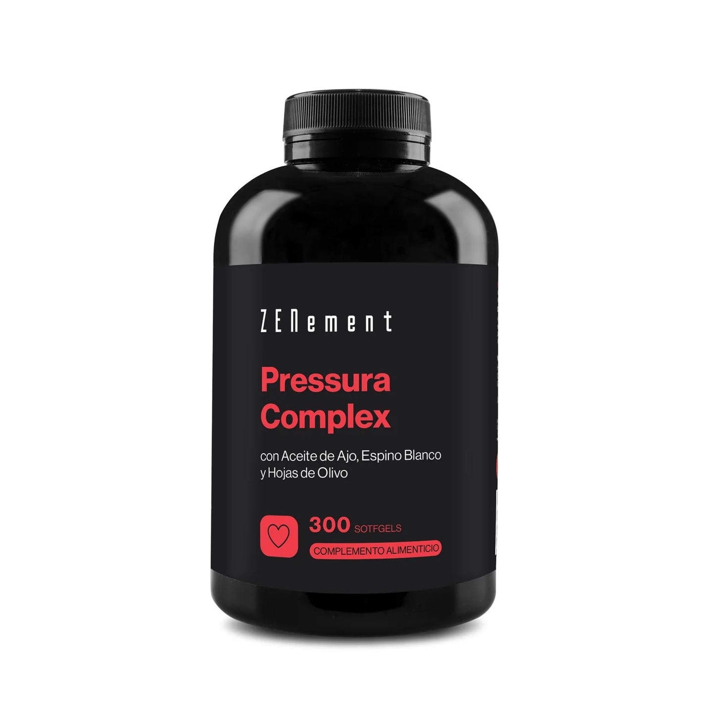 Pressura Complex con Aceite de Ajo, Espino Blanco y Hojas de Olivo - 300 Softgels