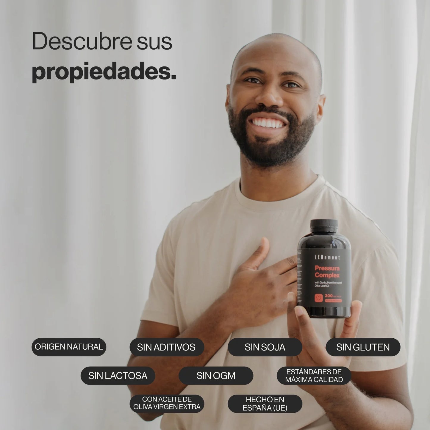 Pressura Complex con Aceite de Ajo, Espino Blanco y Hojas de Olivo - 300 Softgels