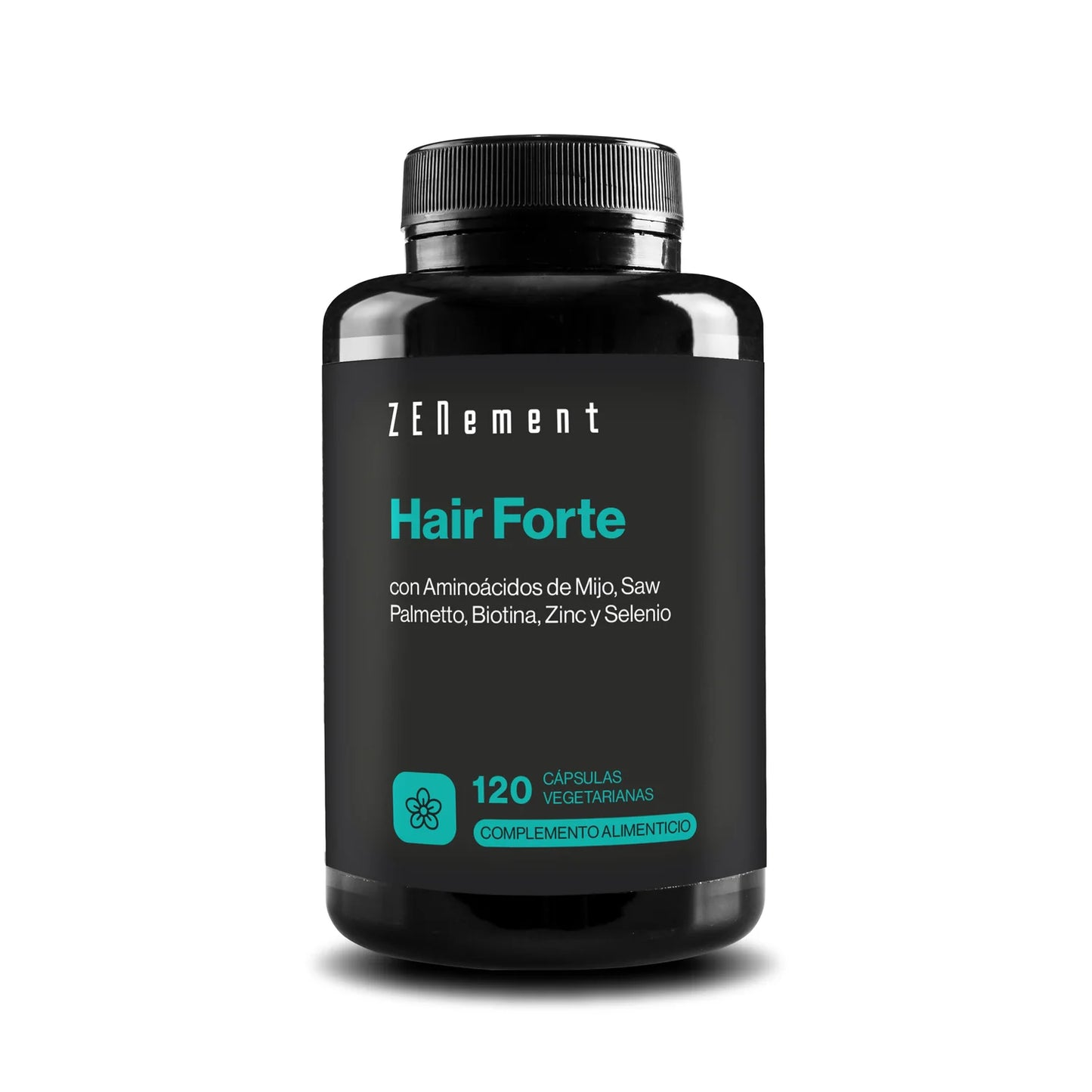 Hair Forte Mijo, Saw Palmeto, Biotina, Zinc y Selenio - 120 cápsulas Zenement