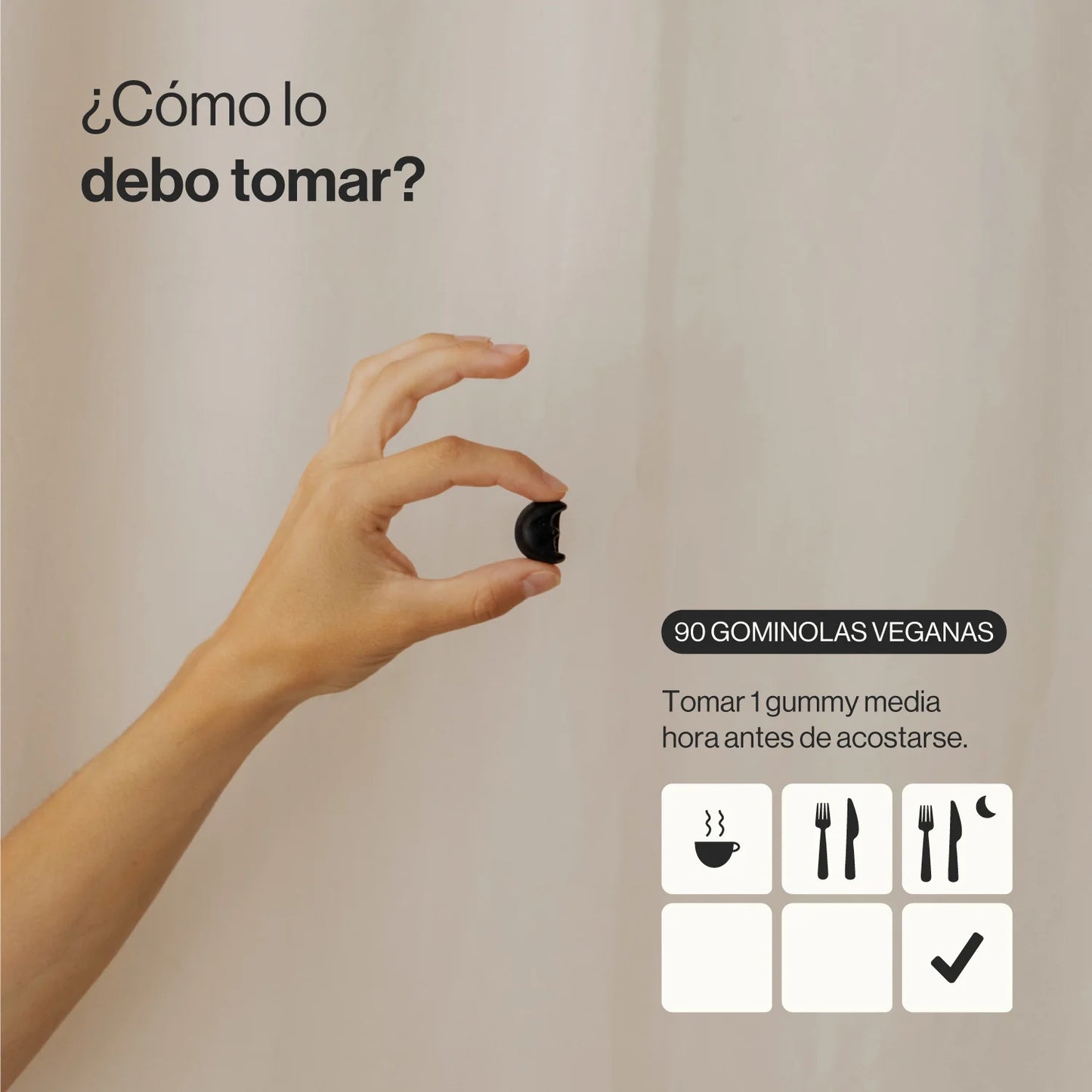 Melatonina gominolas con Camomila, Valeriana, Melisa y Vitamina B6 - 90 Gummies