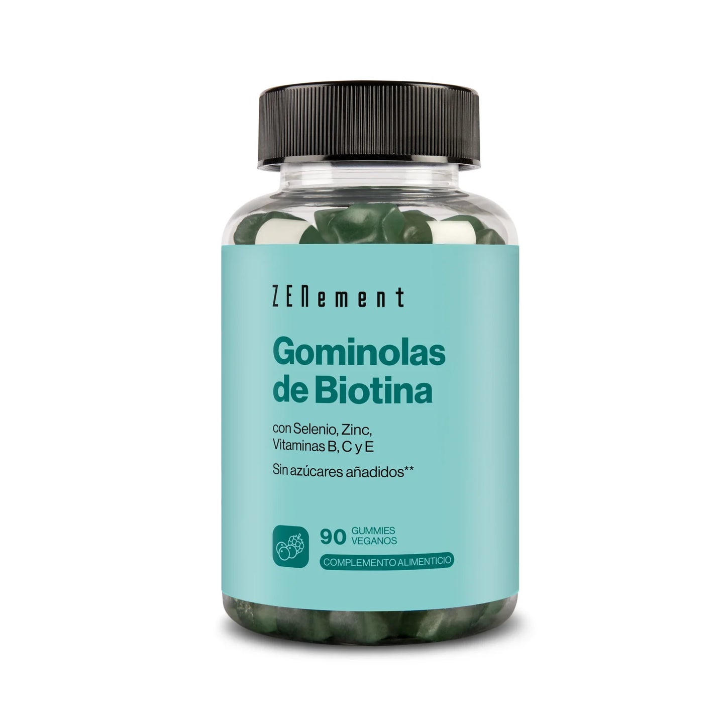 Biotina Gummies con Selenio, Zinc, Vitaminas B, C y E - Zenement