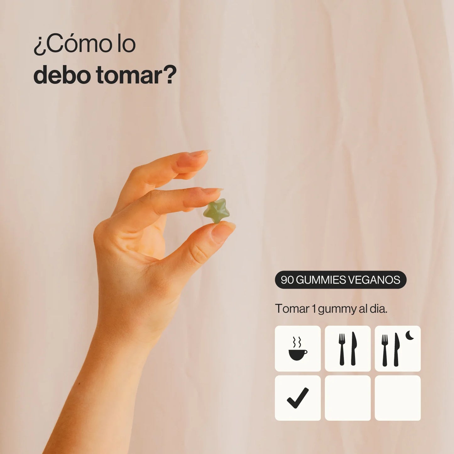 Biotina Gummies con Selenio, Zinc, Vitaminas B, C y E - Zenement