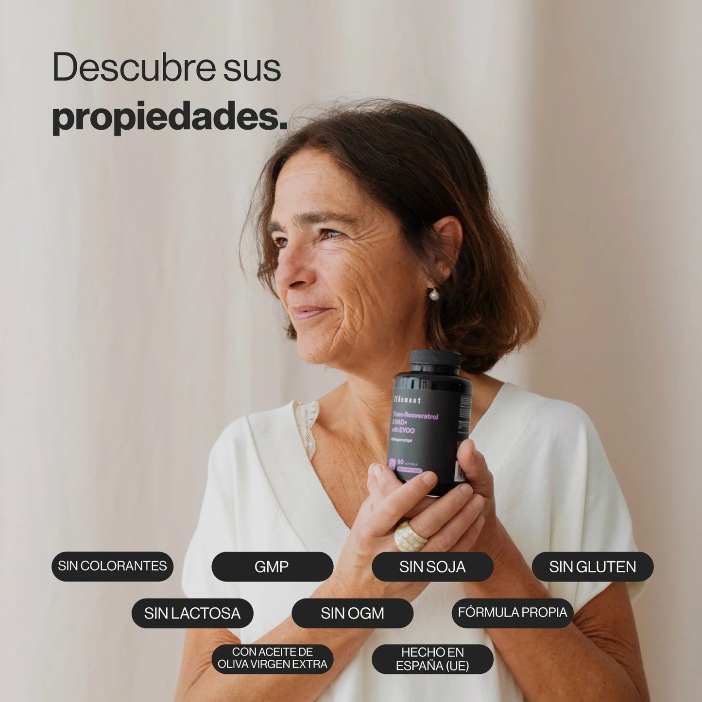 Trans-Resveratrol+NAD con AOVE 1055 - 90 cápsulas Zenement