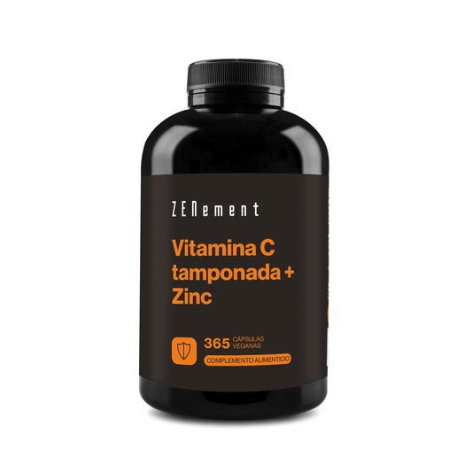 Vitamina C Tamponada + Zinc - 365 cápsulas Zenement