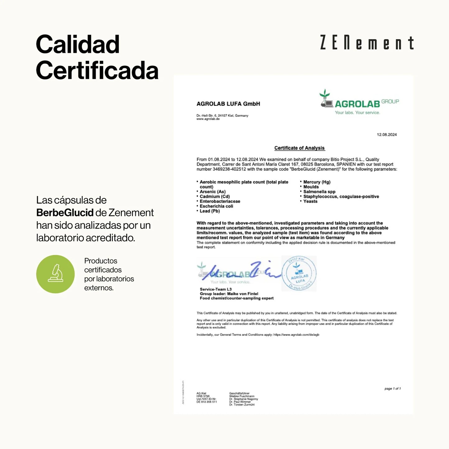 BerbeGlucid con Berberina, Morera, Canela, Cromo y Probiótico - 90 Cápsulas Veganas