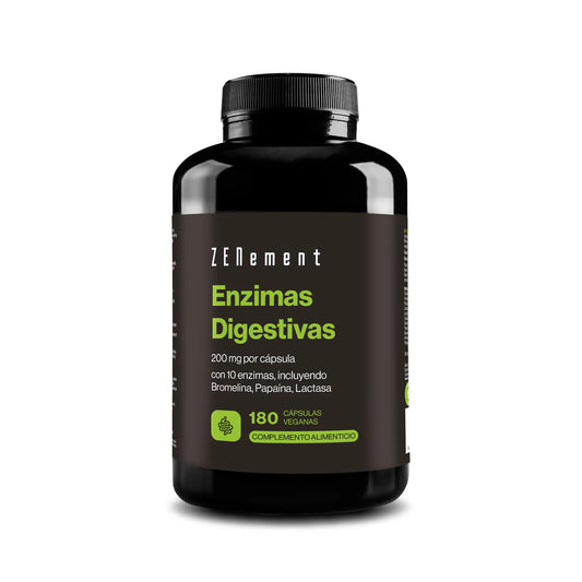 Enzimas Digestivas 200 mg por cápsula - 180 Cápsulas Veganas