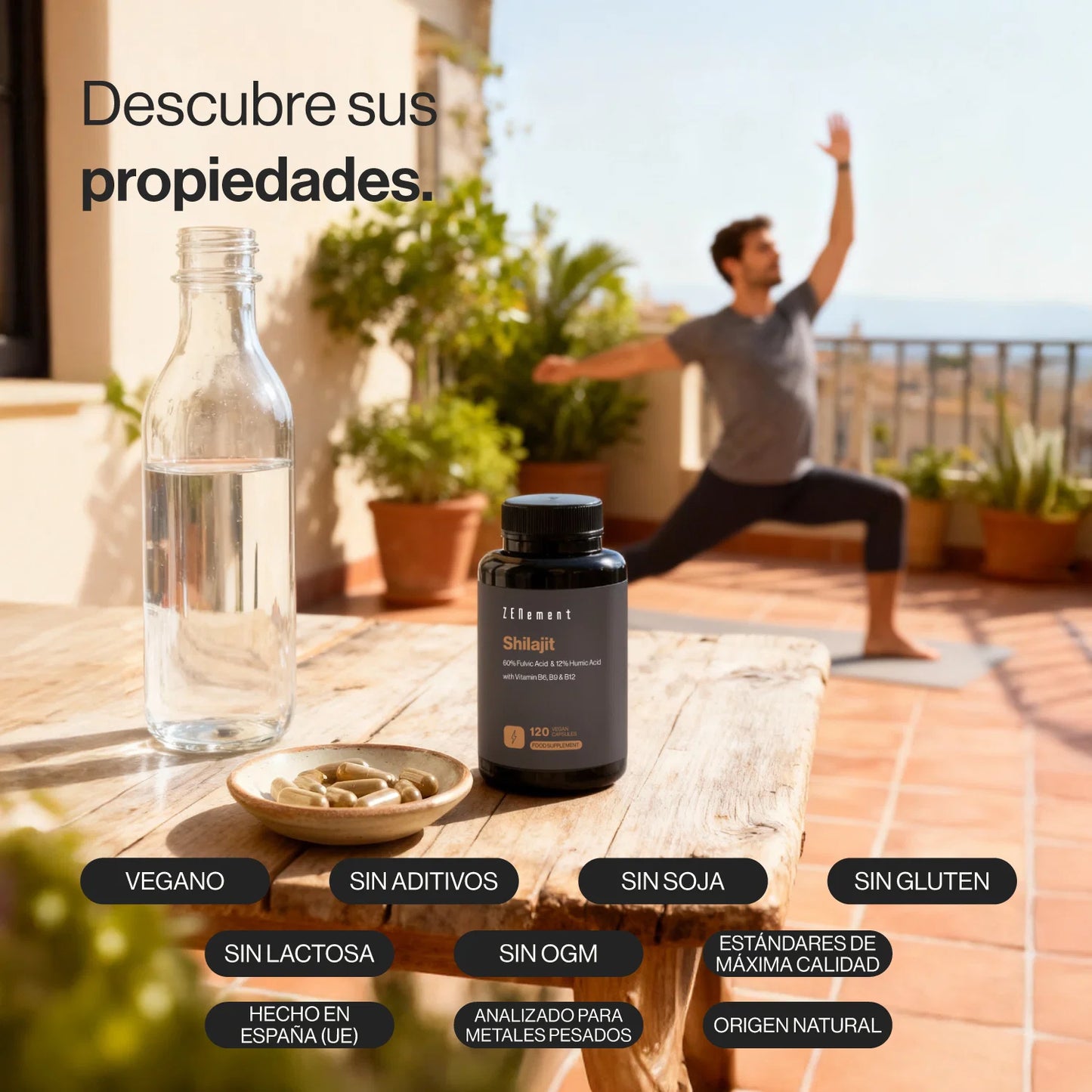 Shilajit - 120 cápsulas Zenement