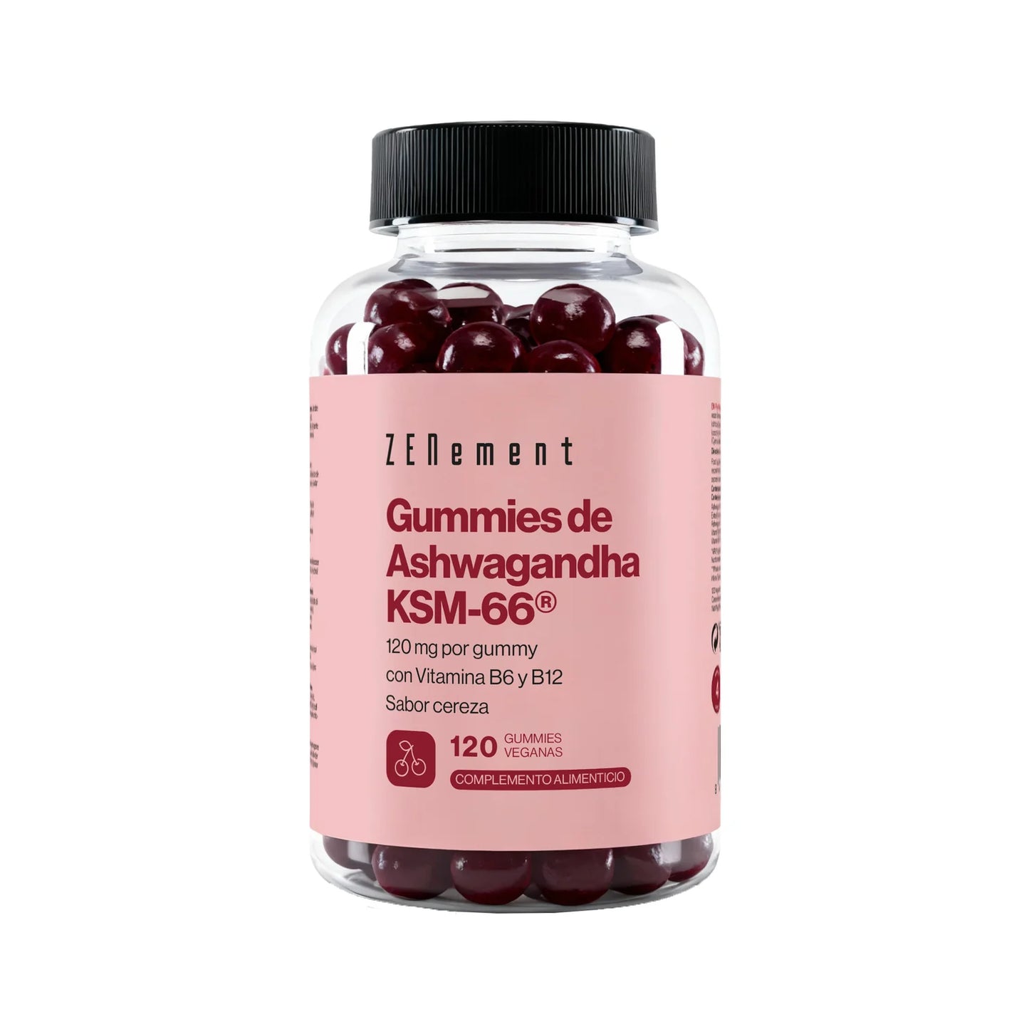 Ashwagandha KSM-66 120mg por gummy - 120 gummies Zenement