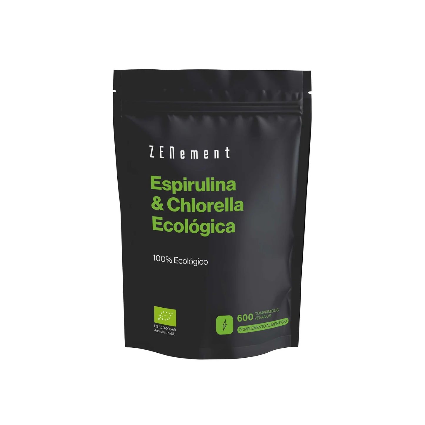 Espirulina Eco y Chlorella - 600 comprimidos Zenement