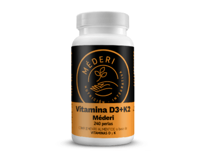 Vitamina D3 + K2 - 240 perlas Mederi
