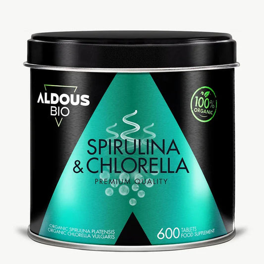 Espirulina y chlorella Eco 1500mg - 600 comp