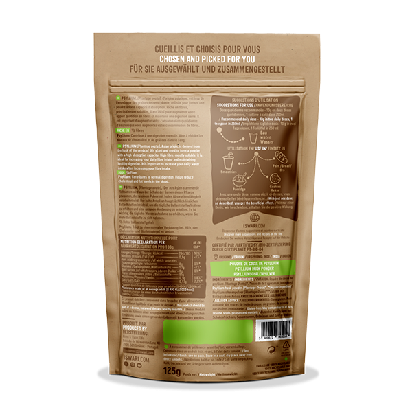 Cáscara de Psyllium Bio - 125gr