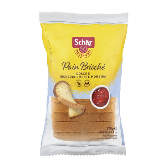 PAN BRIOCHE SIN GLUTEN - 370GR.