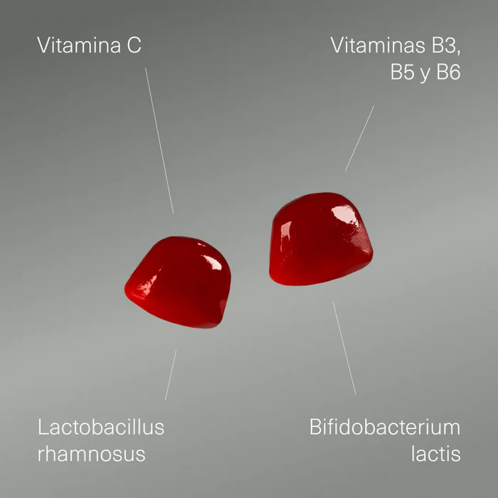 Probióticos con Vitaminas en gominolas - 120 gummies