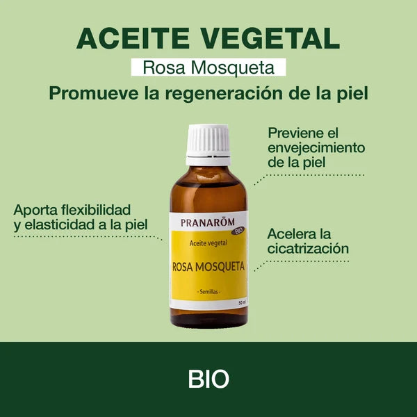 Aceite vegetal de rosa mosqueta - 50 Ml Pranarom