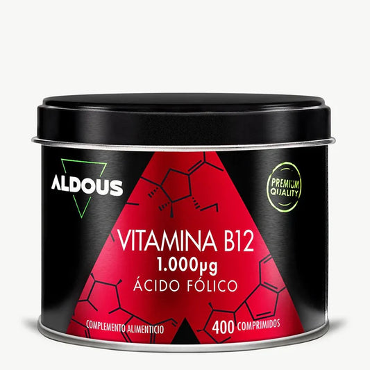 Vitamina B12 con Ácido Fólico - 400 comp